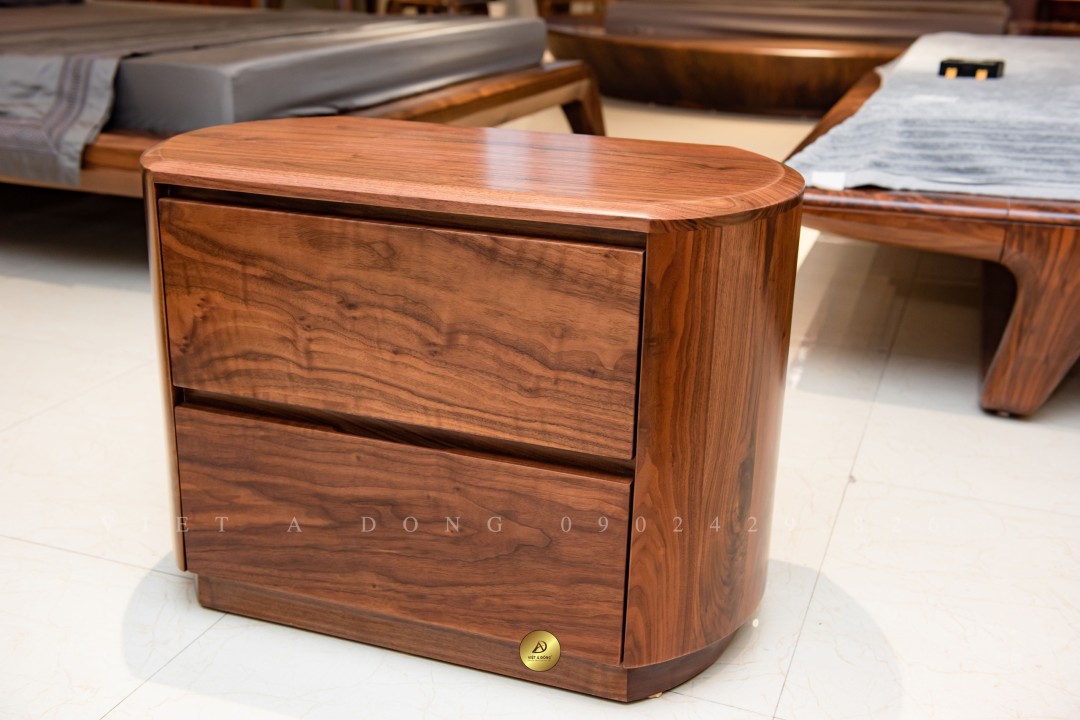 Tad đầu giường gỗ óc chó BT-02